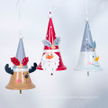 Cute Christmas Hanging Bells Wrought Iron Decoration